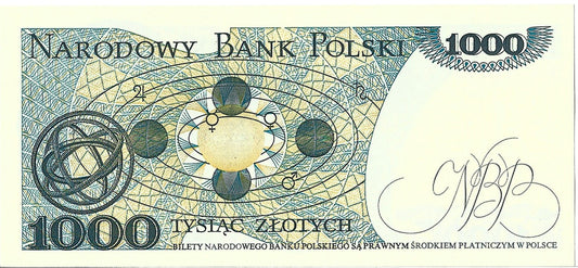 1 000 Złotych 1982 - UNC