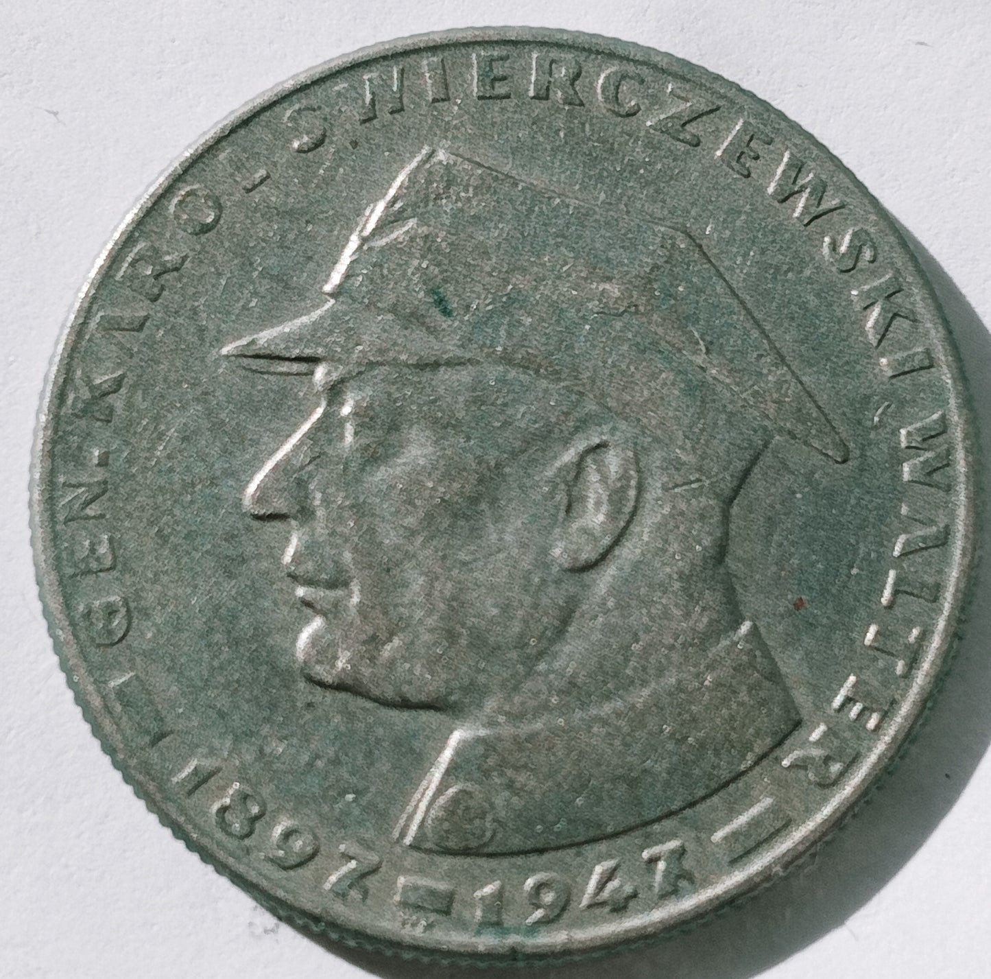 10 Złotych 1967 20. rocznica śmierci Karola Świerczewskiego