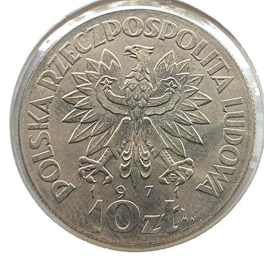 10 Złotych 1971 FAO - Fiat Panis /próba/
