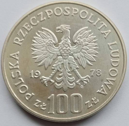 100 Złotych 1978 Ochrona środowiska - Łoś /Próba/