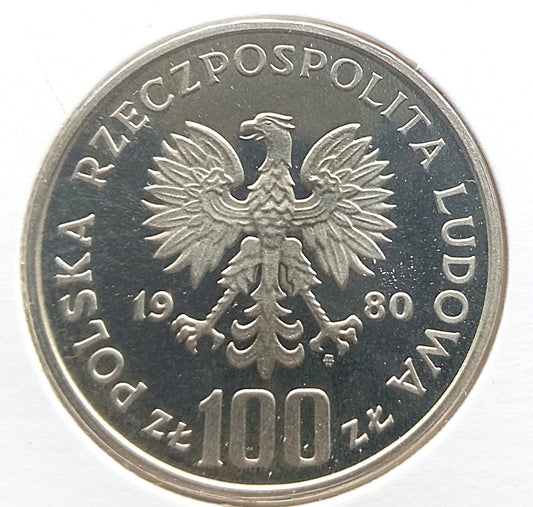 100 Złotych 1980 Igrzyska XXII Olimpiady, Moskwa 1980