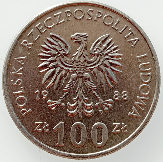 100 Złotych 1988 70. rocznica Powstania Wielkopolskiego