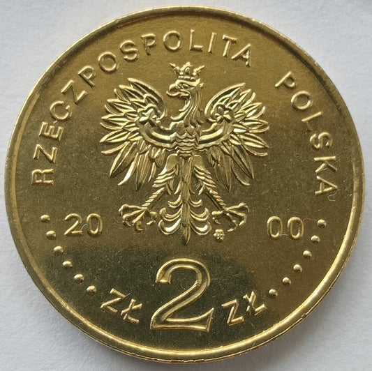 2 zł 2000 - 1000-lecie Wrocławia