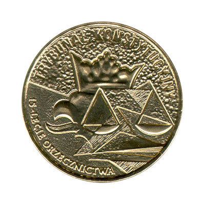 2 zł 2001 - 15-lecie orzecznictwa Trybunału Konstytucyjnego (1986-2001)