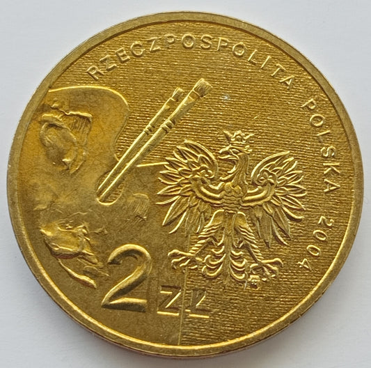 2 zł 2004 - Polscy malarze XIX/XX w.: Stanisław Wyspiański (1869-1907)