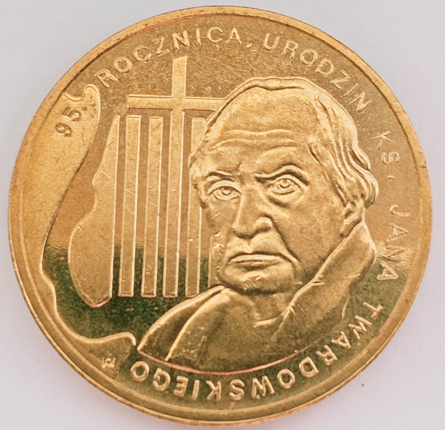 2 zł 2010 - 95. rocznica urodzin ks. Jana Twardowskiego