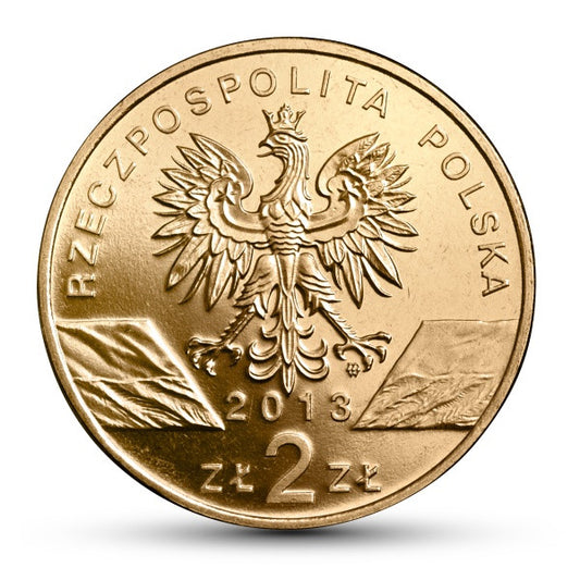 2 zł 2013 - Zwierzęta świata – żubr