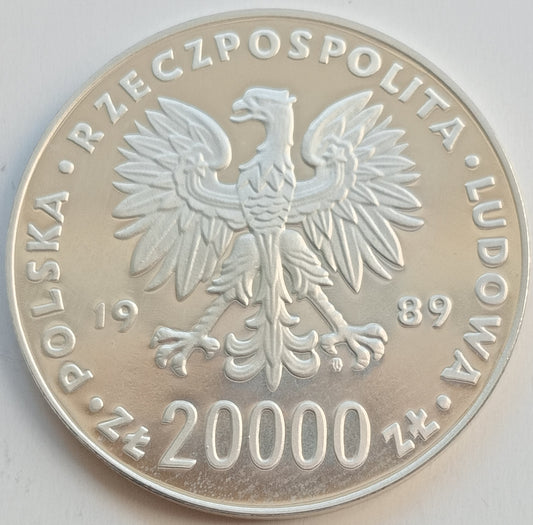 20 000 Złotych 1989 XIV Mistrzostwa Świata w Piłce Nożne