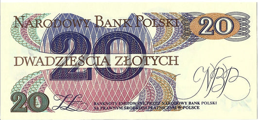 20 Złotych 1982 - UNC