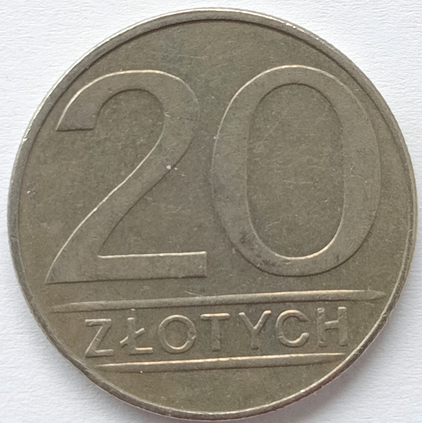 20 Złotych 1989