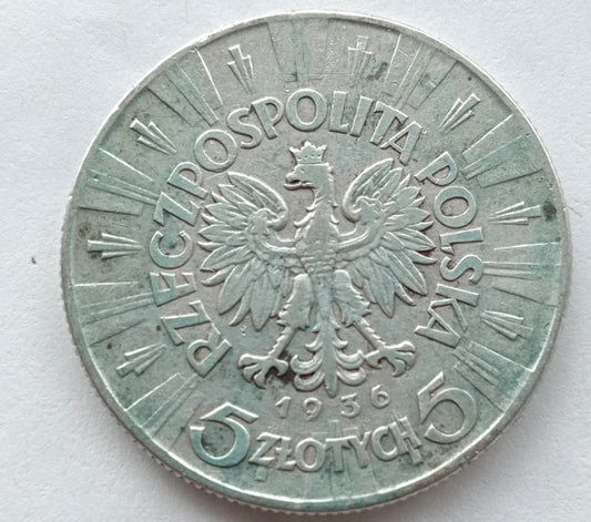 5 Złotych 1936 Józef Piłsudski