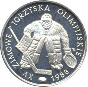500 Złotych 1987 XV Zimowe Igrzyska Olimpijskie, Calgary 1988