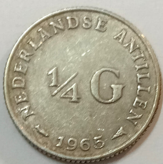 Antyle Holenderskie 0,25 Gulden 1965