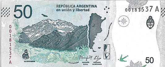 Argentyna 50 Peso - UNC