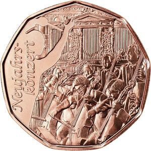 Austria 5 Euro 2016 Nowy Rok: Koncert Orkiestry Filharmonicznej