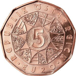 Austria 5 Euro 2016 Nowy Rok: Koncert Orkiestry Filharmonicznej