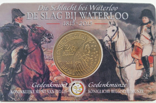 Belgia 2 i 1/2 euro 2015 200 rocznica Bitwy pod Waterloo