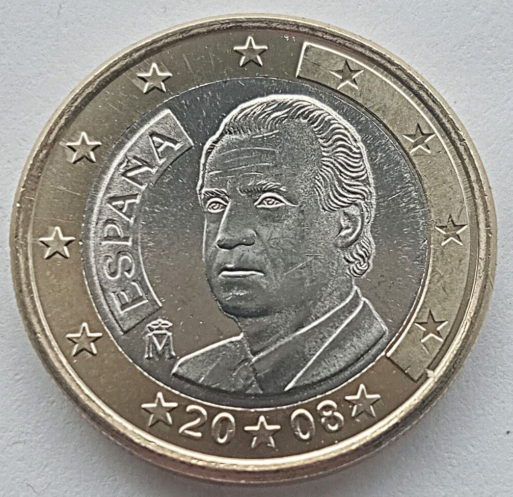 Hiszpania 1 Euro 2008
