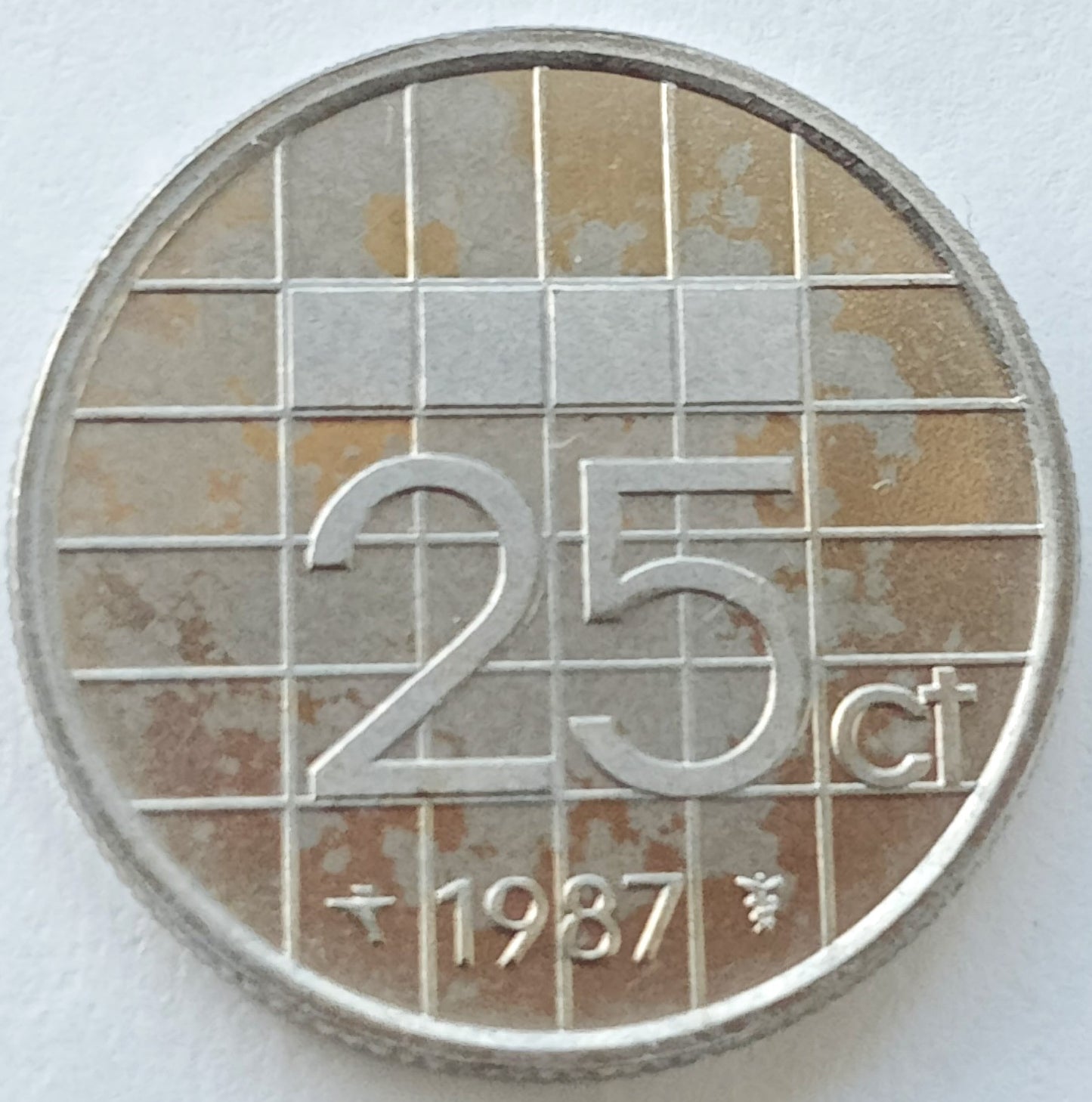 Holandia 25 Cent 1987