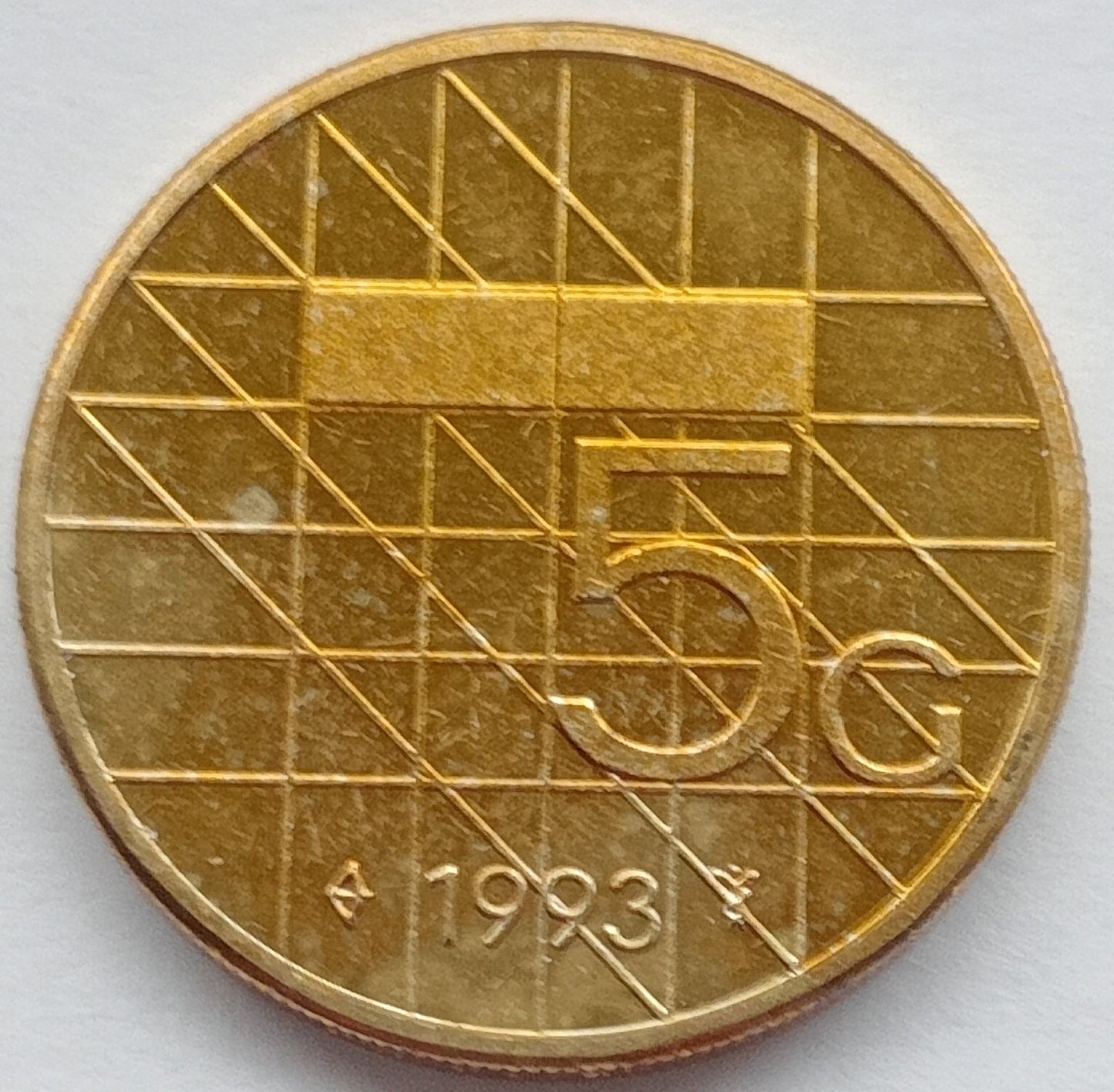 Holandia 5 Gulden 1993