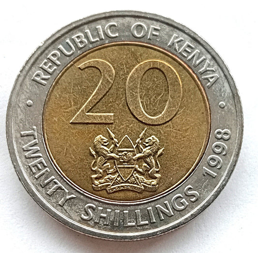 Kenia 20 Szylingów 1998