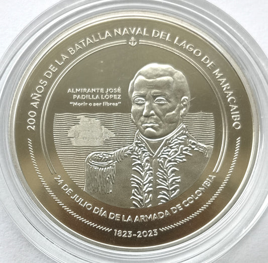 Kolumbia 10 000 Peso 2023 200. rocznica - Bitwa morska na jeziorze Maracaibo