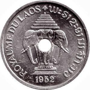 Laos 20 Centymów 1952