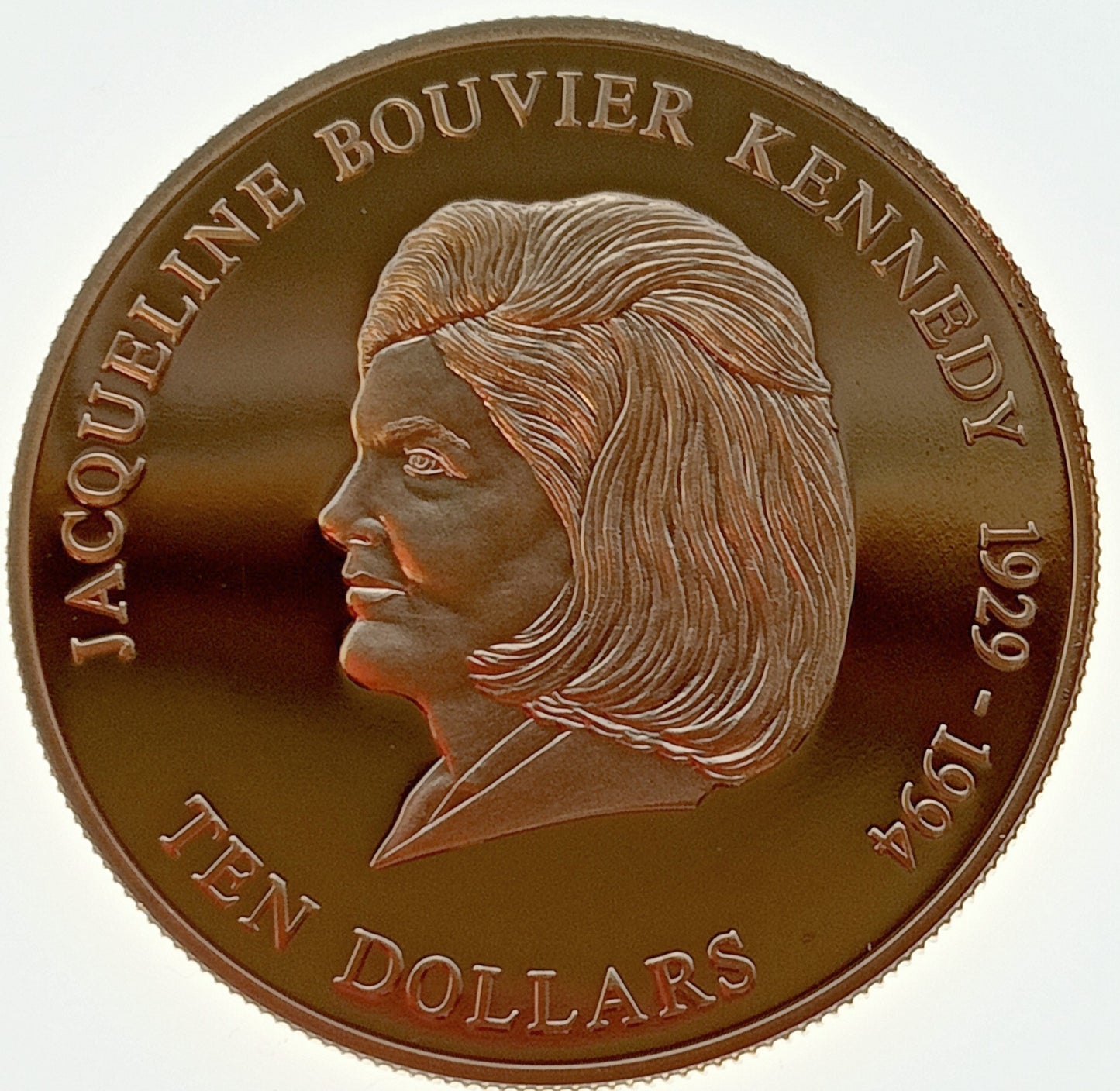 Liberia 10 Dolarów 2001 Jacqueline Bouvier Kennedy