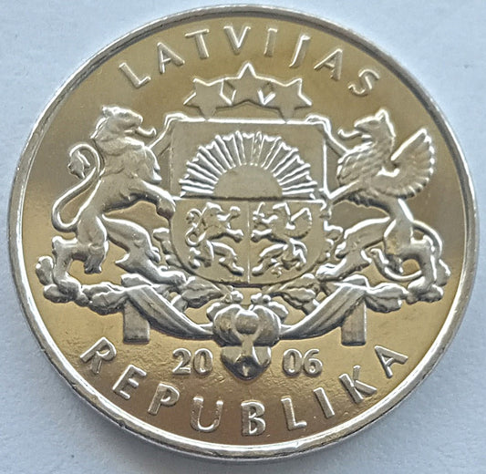 Łotwa 1 Łat 2006 Wianek świętojański
