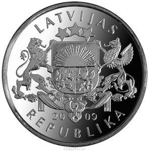 Łotwa 1 Łat 2009 Choinka