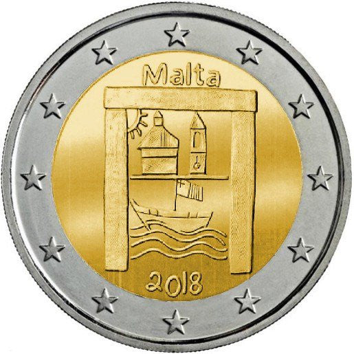 Malta 2 euro 2018 Dziedzictwo kulturowe Malty