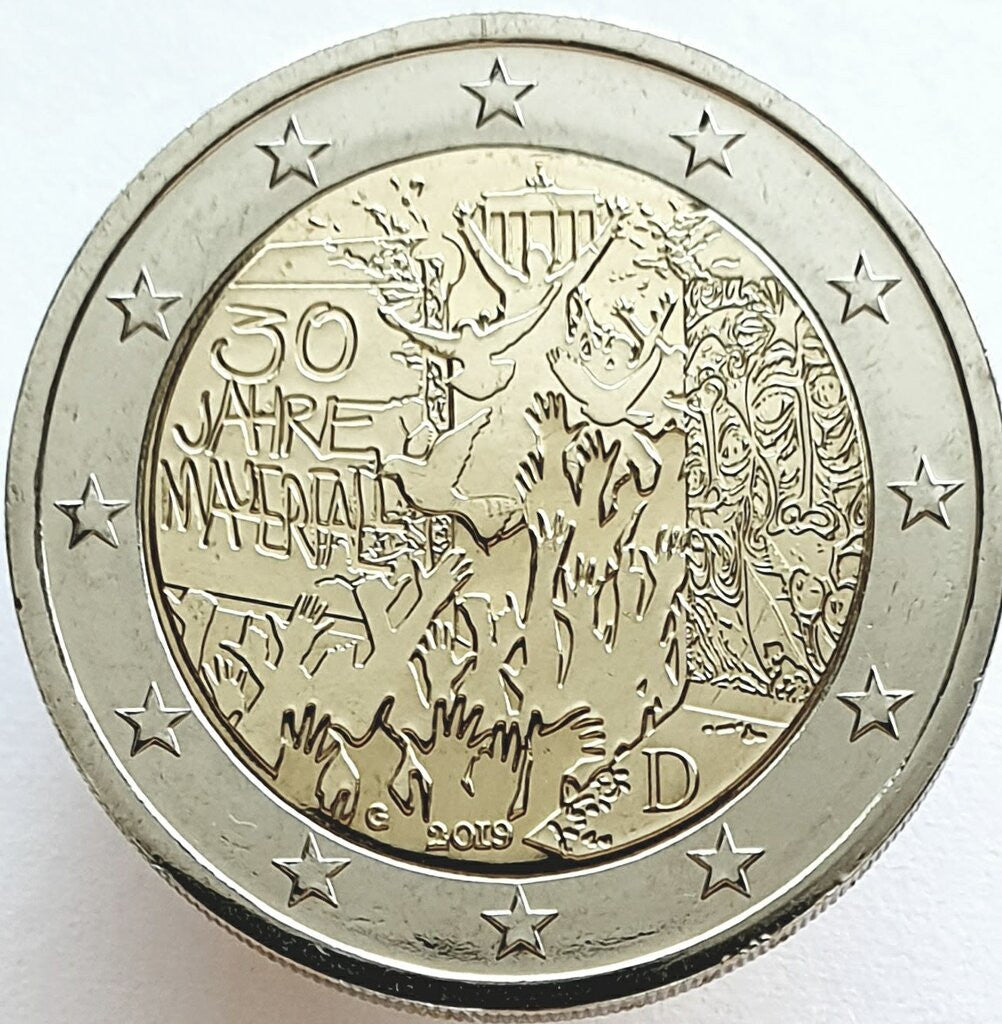 Niemcy 2 euro 2019 30 rocznica Upadku Muru Berlińskiego (Niemcy)