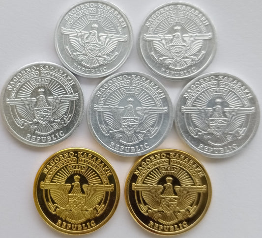 Republika Górskiego Karabachu 2013 Różne Lumy i Dram - zestaw monet