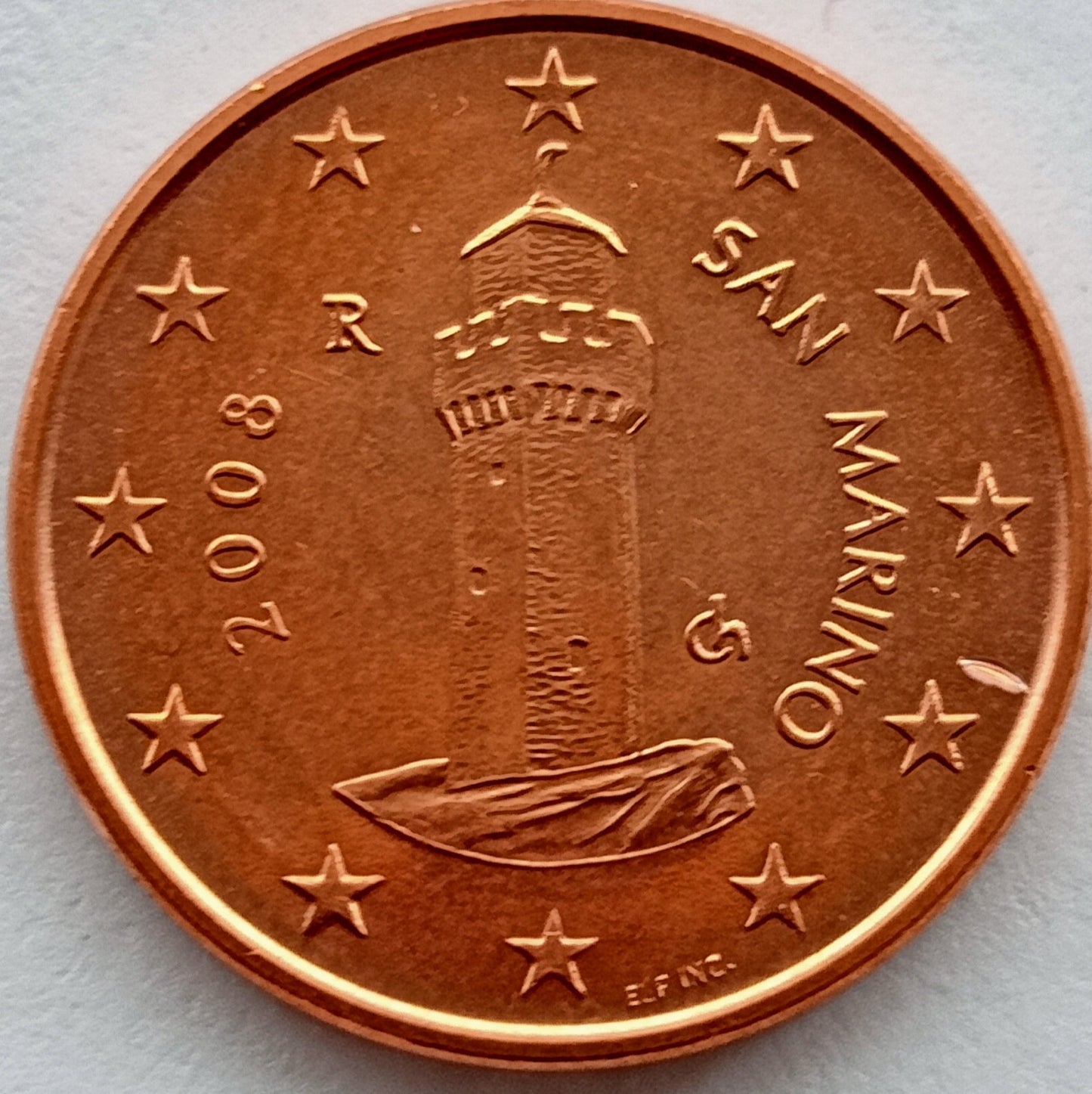 San Marino 1 Eurocent 2008