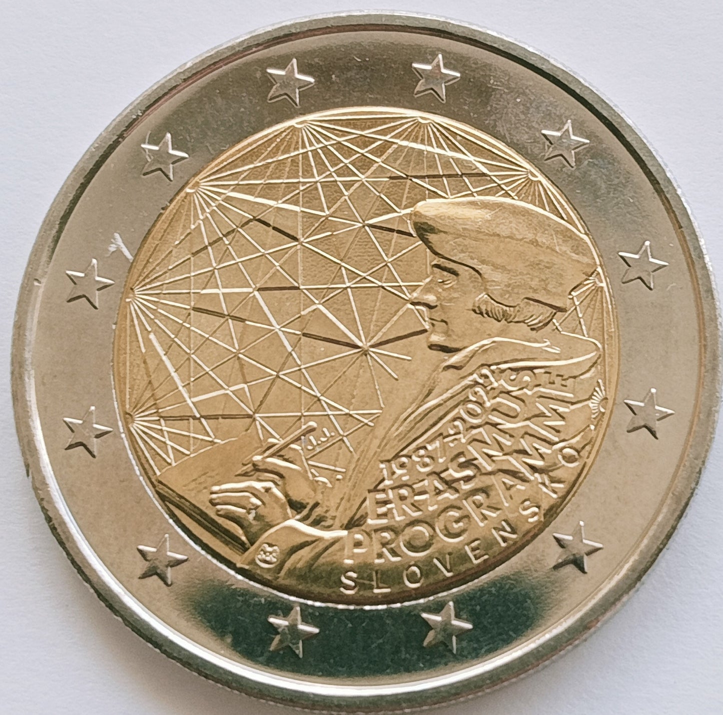 Słowacja 2 euro 2022 35 lat programu Erasmus