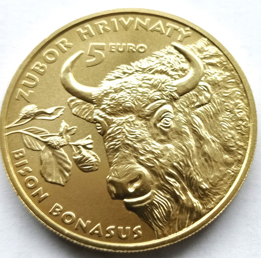 Słowacja 5 euro 2024 Żubr