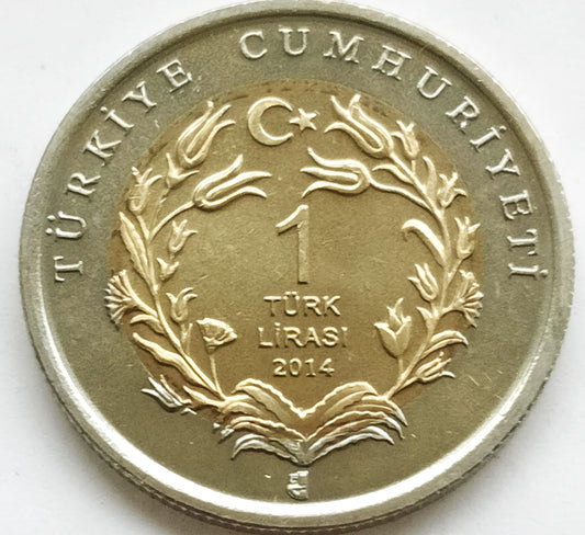 Turcja 1 Lira 2014 Byerley Turk