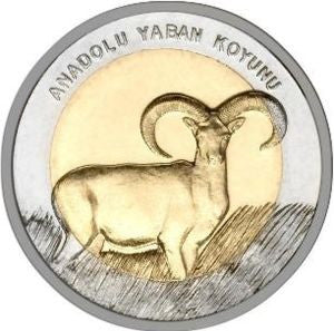 Turcja 1 Lira 2015 Muflon