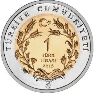 Turcja 1 Lira 2015 Muflon