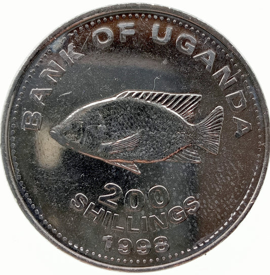 Uganda 200 Szylingów 1998