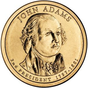USA 1 Dolar 2007 2 Prezydent USA - John Adams (1797-1801)