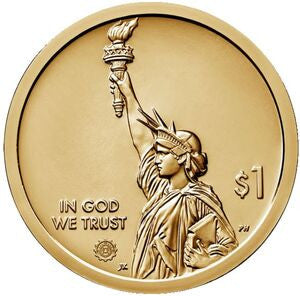 USA 1 Dolar 2019 Ogród Powierników - Gruzja