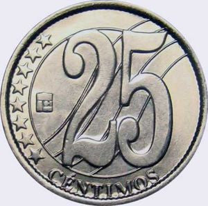 Wenezuela 25 Centymów 2007