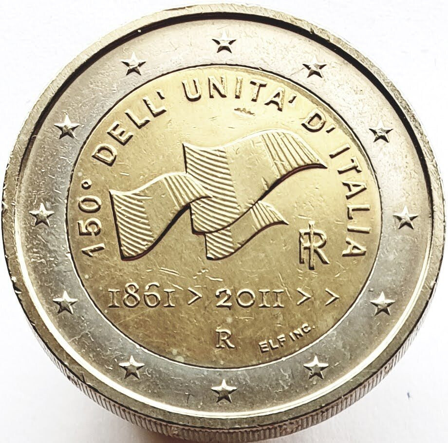 Włochy 2 euro 2011 150 rocznica zjednoczenia Włoch