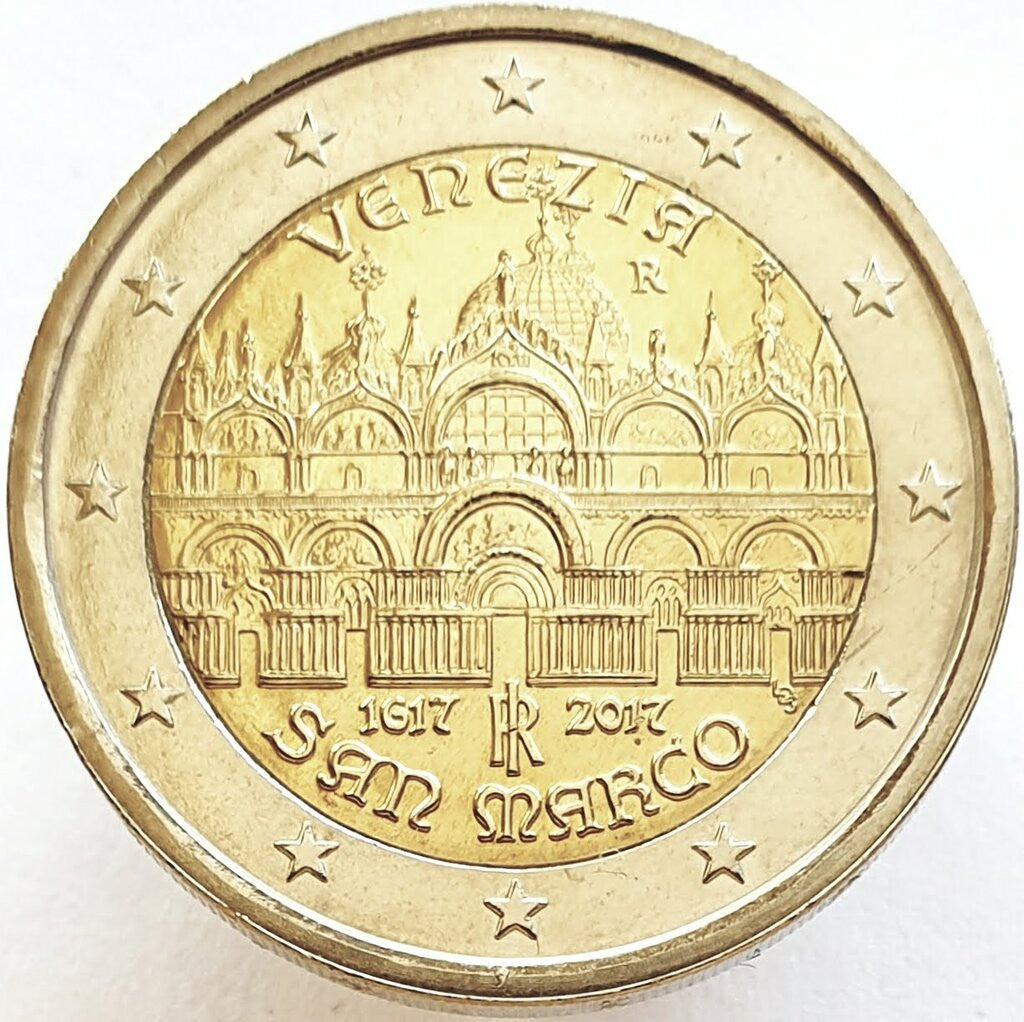 Włochy 2 euro 2017 400 rocznica ukończenia bazyliki św. Marka w Wenecji
