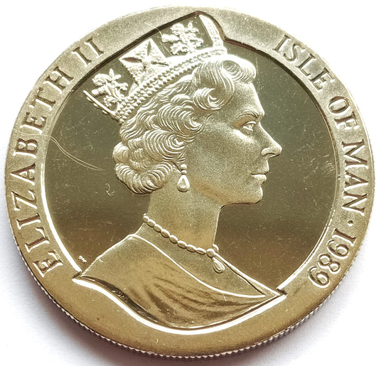 Wyspa Man 1 Korona 1989 Królewska wizyta