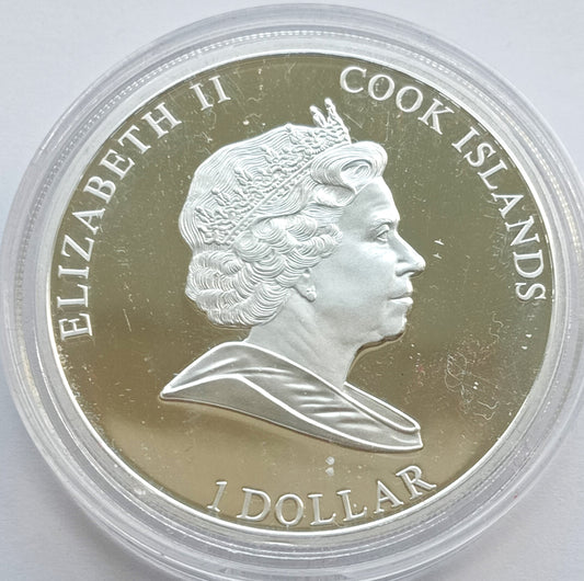 Wyspy Cooka 1 Dolar 2009 Zamek Óbidos