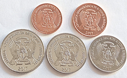 Wyspy Świętego Tomasza i Książęca - zestaw monet 2017