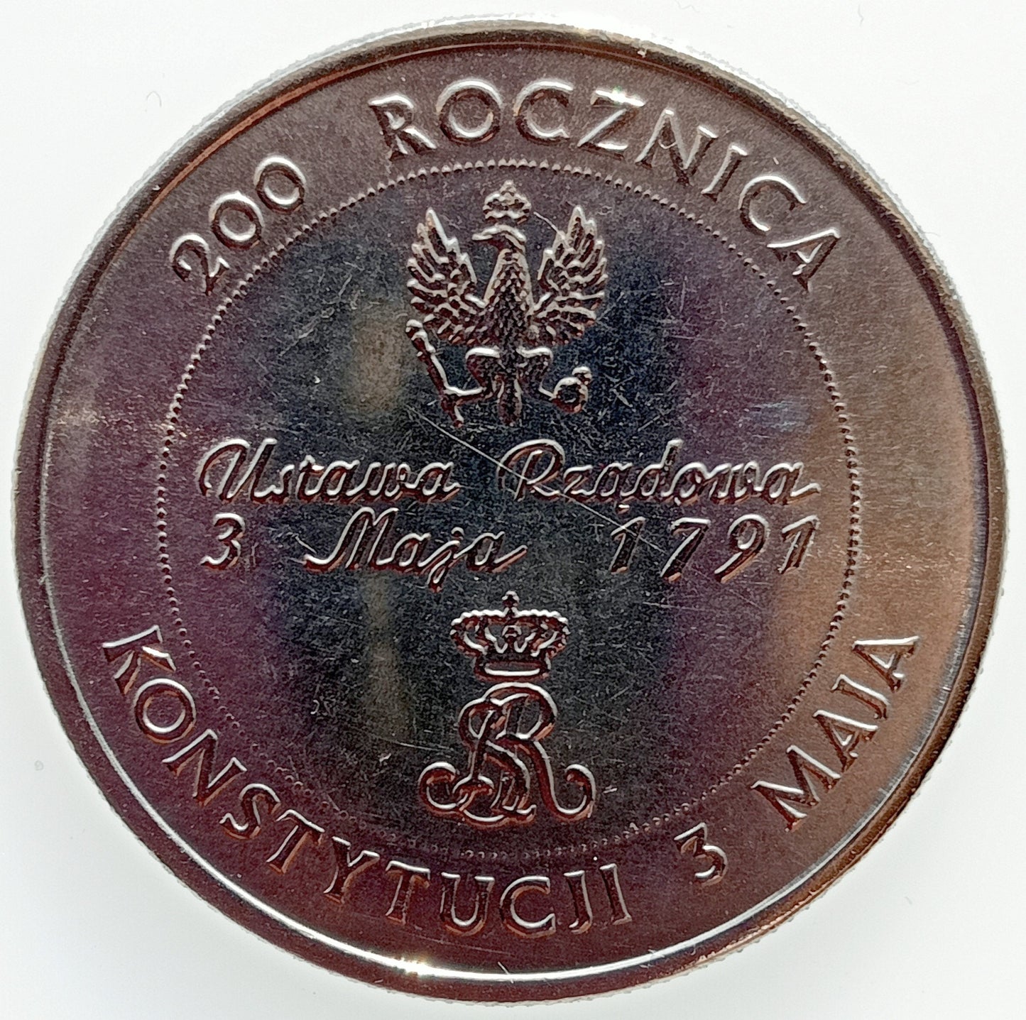 10 000 Złotych 1991 200. rocznica Konstytucji 3 Maja