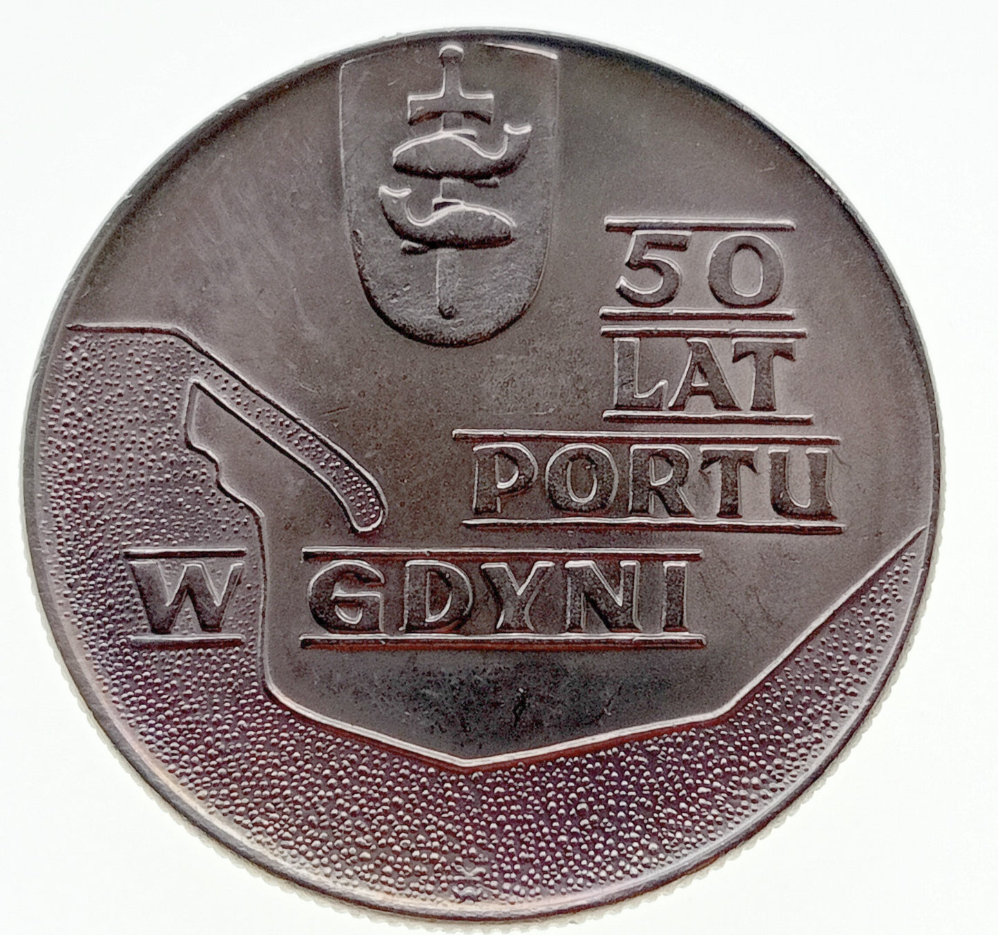 10 Złotych 1972 50 lat portu w Gdyni